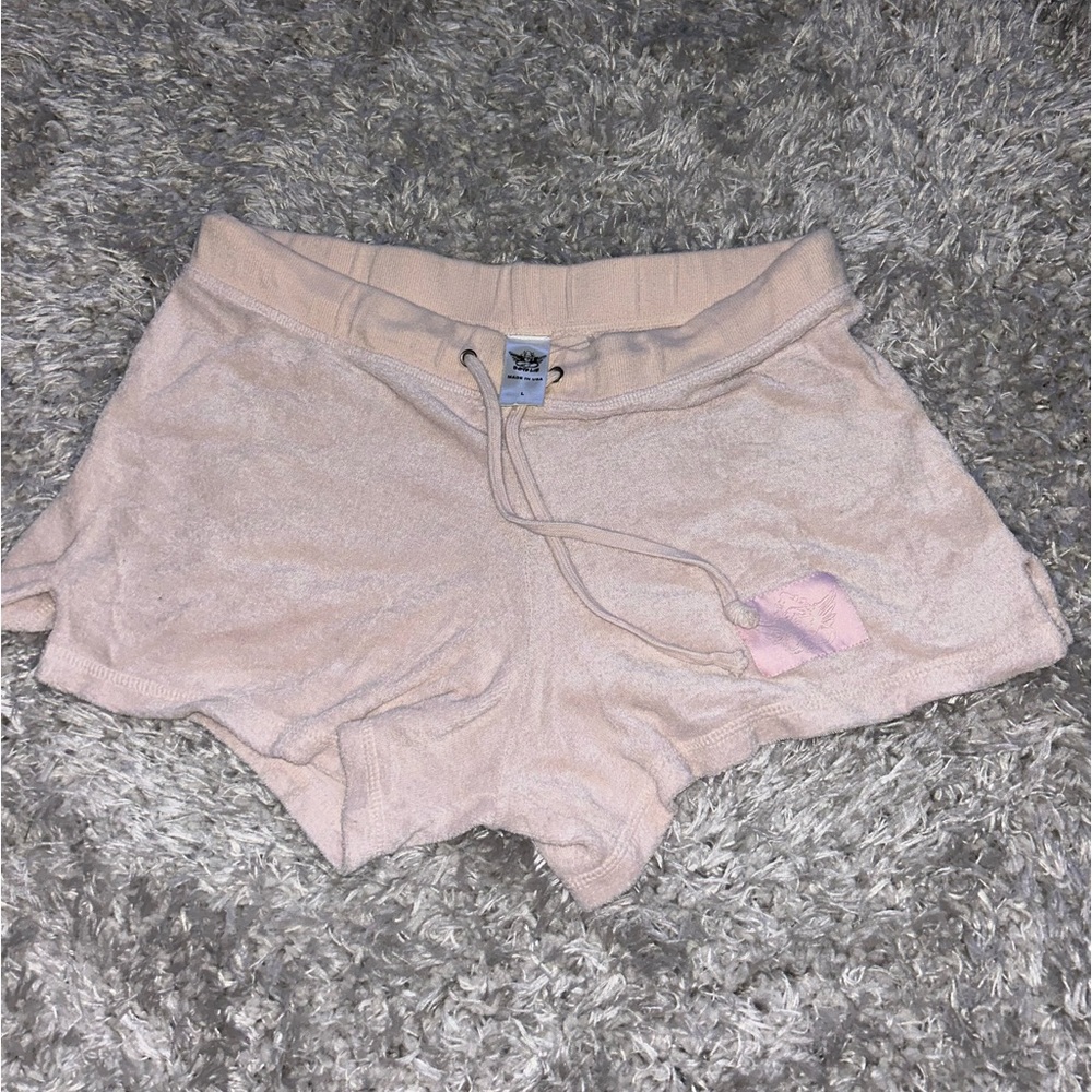 Peachy pink shorts